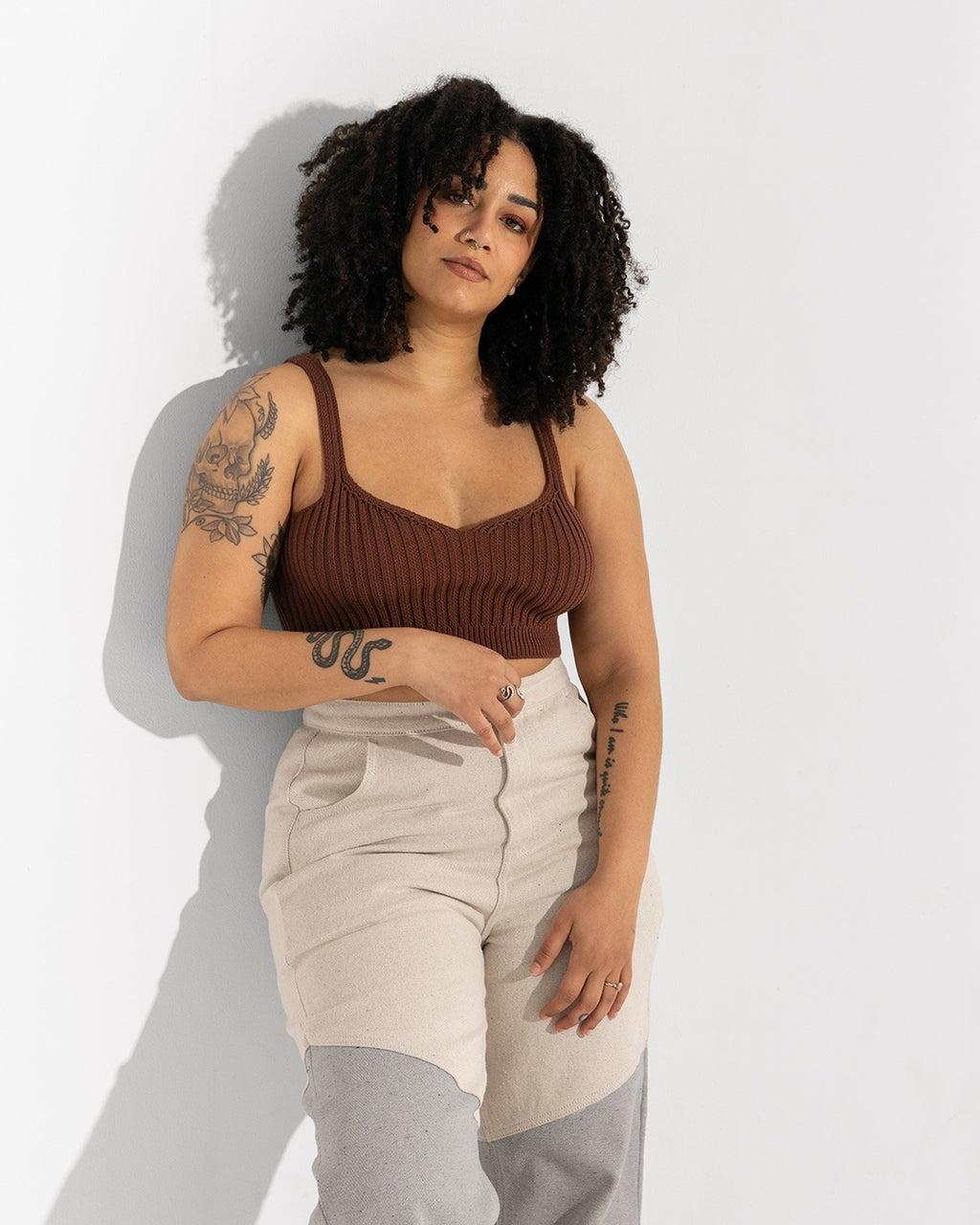 Maroon Knit Bralette  XS-3X – Soluna Collective