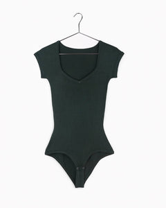 Knit Bodysuit Forest | XS-2X | Seconds Sale